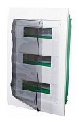 City9 Box 36 модулей встраиваемый с прозрачной дверцей (EZ9E312S2FRU) / Щиток модульный