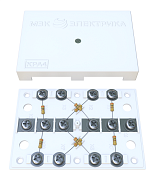 KRA-4 75 Om white (MEC42101) / Коробка на 4 абонента