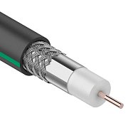 SAT 703 B, Cu/Al/Al, 75%, 75 Ом, 100 м, черный OUTDOOR. PROconnect. (01-2436-1) / Кабель коаксиальный радиочастотный