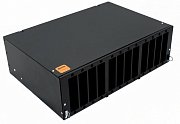 FO-19V-3U-12xSLT-W130H30-96UN-BK / Кросс оптический 19"