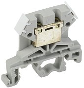 Зажим наборный ЗНИ-4мм2 (JXB35А) серый (YZN10-004-K03) / Зажим наборный на DIN-рейку