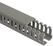 Кабель-канал перфорированный 25х60 ИМПАКТ серый (CKM50-025-060-1-K03) / Кабель-канал перфорированный