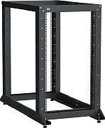 LF05-24U61-2GM / Стойка 2-рамная 24U 600х600-1000мм черная