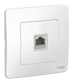 BLANCA розетка RJ45 1-местная, кат. 5Е, скрытой установки, белый (BLNIS045001)