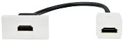 Розетка HDMI PRIMER РКМ-10-00-П 1 модуль белая (PR-KK40D-RH-0-1-K01) / Розетка HDMI