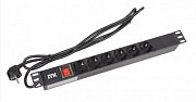 PH12-6D1-P / Блок розеток 19"