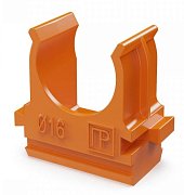 Держатель D16 оранжевый (100 шт.) (PR13.0063) / Крепление для труб