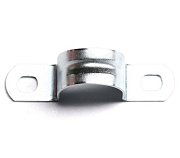 Скоба двухлапковая D16 (100 шт) (53354) / Скоба двухлапковая оцинкованная
