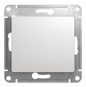 Glossa выключатель 1-клавишный, скрытой установки, механизм, белый (GSL000111) / Выключатель