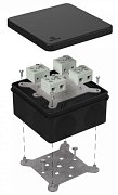 Коробка огнестойкая для о/п двухкомпонентная 100х100х50 (60-0300-9005-FR10.0-8) / Коробка огнестойкая