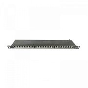 NTSS-PP2-PM-0.5U-24-FTP-RJ45-6-K / Патч-панель 19"