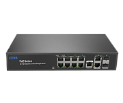 KN-SW802SFP/M2 / Коммутатор с питанием по PoE
