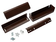 MK AL-300/400PR-Inside (коричневый) / Комплект монтажа для дверей открывающихся вовнутрь
