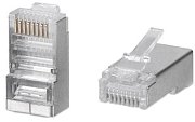 J-RJ45-8p8c-FTP-5e (201-022) / Коннектор RJ-45 (8Р8С) кат.5e экранированный