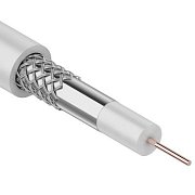 RG-6, CCS 1,02(18%) Al 48х0,12 In PVC / Кабель коаксиальный омедненный