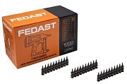 Гвозди 2.7х25 мм кованые с ребрами жесткости (1000 шт) FEDAST (FD2725RBP) / Гвозди
