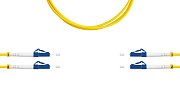 Патч-корд ВО SM(G.652.D), LC/UPC-LC/UPC, 3.0мм, duplex, LSZH, 1м (09-0652) / Патч-корд волоконно-оптический