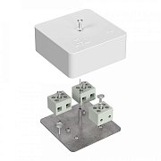 Коробка огнестойкая 75х75х30 (латунь) (40-0450-FR6.0-6-Е60) / Коробка огнестойкая для открытой установки