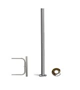 PERCo-BH02 2-14 с крышкой / Стойка с отверстием под стопорный механизм поворотной секции