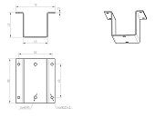 Кронштейн потолочный для ИПДЛ-52/52М