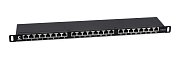 PLHD-24-Cat.6-SH-Dual-0,5U (9651c) / Патч-панель 19"
