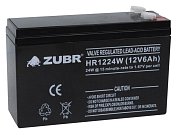 ZUBR HR 1224W (12V, 6Ah) / Аккумулятор герметичный свинцово-кислотный
