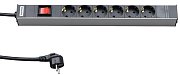 SHE19-6SH-S-2.5EU / Блок розеток 19"