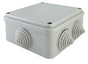 Коробка ОП 100х100х50мм, крышка на винтах, IP55, 6 вх. (SQ1401-1234) / Распаячная коробка