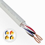 КПСВВнг(А)-LSLTx 2х2х0,5 REXANT (01-4875) / Кабель для систем передачи данных пониженной пожароопасности c низким дымо- и газовыделением, с низкой токсичностью продуктов горения