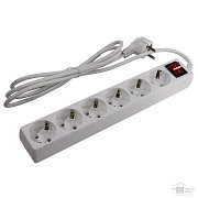 SP6W-250 / Сетевой фильтр 6 розеток, 5м, белый