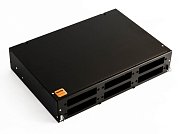 FO-19V-2U-6xSLT-W130H30-48UN-BK / Кросс оптический 19"