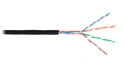 U/UTP 4pair, Cat5e, Solid, Out, PVC (NMC 9100B-BK) / Кабель «витая пара» (LAN) для структурированных систем связи