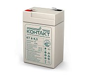 Контакт КТ 6-4,5 / Аккумулятор герметичный свинцово-кислотный
