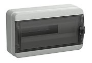 Корпус пластиковый навесной TEKFOR КМПн-18 IP65 черная прозрачная дверь (TF5-KP72-N-18-65-K03-K02) / Корпус пластиковый
