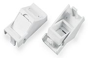 SIP2A-1K-M45-22.5 / Вставка угловая 45х22.5 (аналог Mosaic) для 1 модуля формата Keystone Jack