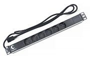 PDU-6P-2IEC (7289c) / Блок розеток 19"
