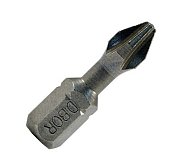 Биты Ph1x25 мм, Torsion, C 6,3 (10шт) (D-T-PH01-025-010) / Биты фрезерованные