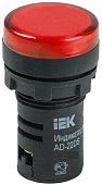 Лампа AD22DS (LED)матрица D22мм красный 230В (BLS10-ADDS-230-K04)