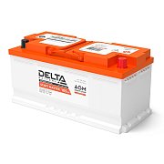 DELTA START MASTER 105 Ah AGM / Аккумулятор автомобильный герметичный свинцово-кислотный