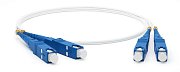 FC-D2-9A1-SC/UR-SC/UR-H-1M-LSZH-WH / Патч-корд волоконно-оптический SC-SC
