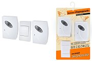 ЗББ-Н-21/1-32М, 32 мелодии, кнопка IP30, 2х1,5В АА, 2 звонка, открытый код (SQ1901-0104) / Звонок беспроводной