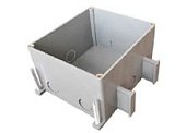 Коробка для люков в пол на 2 поста (45х45мм)+2 модуля (45х22,5мм) BOX/2+2ST66 (70125)