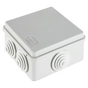 Коробка JBS101 100х100х55, 6 вых., IP55, серая (44037) / Коробка монтажная