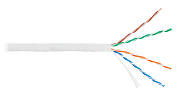 U/UTP 4pair, Cat5e, Solid, In, нг(А)-HF (NMC 9100C-WT) / Кабель «витая пара» (LAN) для структурированных систем связи