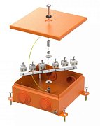 Коробка металлическая огнестойкая 150х150х60 (70-0380-2004-FR2.5-12) / Коробка огнестойкая