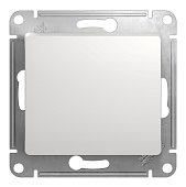 Glossa выключатель 1-клавишный, скрытой установки, механизм, белый (GSL000111)