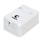 MB-1 (7445c) / Корпус внешней настенной розетки на 1 Keystone