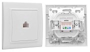 Минск Розетка RJ-45 1-местная СП (ERK01-035-10) / Розетка RJ-45 1-местная СП