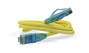 PC-LPM-UTP-RJ45-RJ45-C6-1M-LSZH-YL / Патч-корд медный