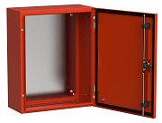 Корпус металлический TITAN 5 ЩМП-50.40.20 500х400х200 УХЛ1 IP66 RAL3020 красный с монтажной платой (TI5-13-N-050-040-020-66) / Корпус металлический с монтажной платой